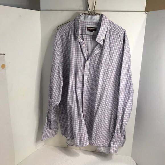 JOHNSTON & MURPHY MENS LONG SLEEVE SHIRT SIZE XXL - Picture 1 of 8